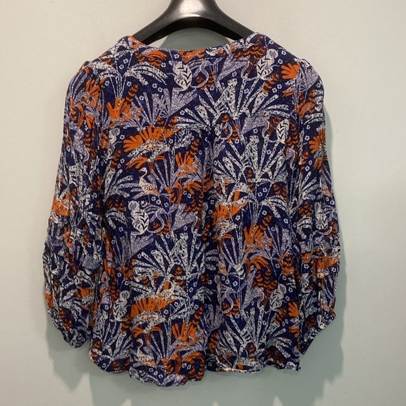 Anthropologie Cathy Pleated Blouse - Picture 13 of 16